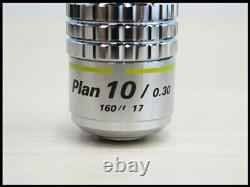 Nikon Objective Lens Plan 10 / 0.30 160 / 0.17 Microscope Lens 0612 Y