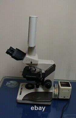 Nikon OptiPhot-2 Microscope+ 4 Objectives (Plan 10x, 40x, Plan Fluor 20x 100x)
