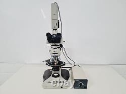 Nikon Optiphot-2 Microscope Lab with 4 x Objectives Japan M Plan, Fluor Lab