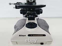 Nikon Optiphot-2 Microscope Lab with 4 x Objectives Japan M Plan, Fluor Lab