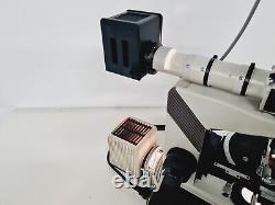 Nikon Optiphot-2 Microscope Lab with 4 x Objectives Japan M Plan, Fluor Lab