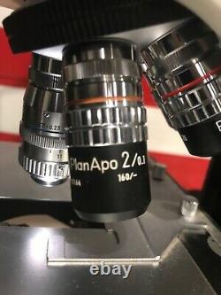 Nikon Optiphot Compound Brightfield Microscope & Objective Plan APO