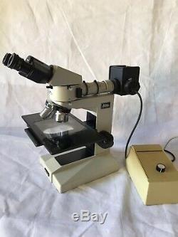 Nikon Optiphot Microscope Epi Vertical Reflection BF/DF 5,10,20,40x BD Plan