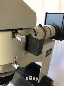 Nikon Optiphot Microscope Epi Vertical Reflection BF/DF 5,10,20,40x BD Plan