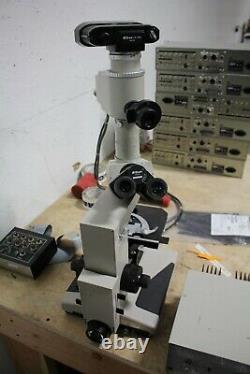 Nikon Optiphot Trinocular Microscope CFW10X M PLAN 40 PLAN 40