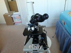 Nikon Optiphot Trinocular microscope 3 original Plan objectives Very NICE