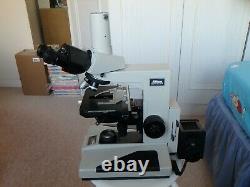 Nikon Optiphot Trinocular microscope 3 original Plan objectives Very NICE