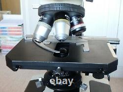 Nikon Optiphot Trinocular microscope 3 original Plan objectives Very NICE