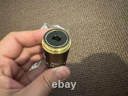 Nikon Plan 100XA/1.25 Oil? /0.17 WD 0.2 100x/1.25 Microscope Lens