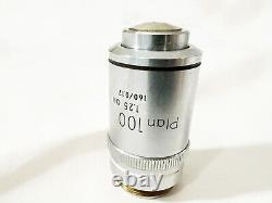 Nikon Plan 100x / 1.25 Oil 160/0.17 Microscope Objective