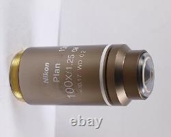 Nikon Plan 100x /1.25 WD 0.2 Eclipse Microscope Objective