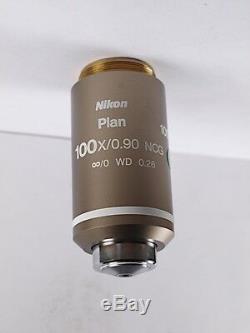 Nikon Plan 100x NCG Air / Dry CFI Eclipse Microscope Objective