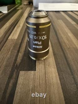 Nikon Plan 10x/0.25 Microscope Objective