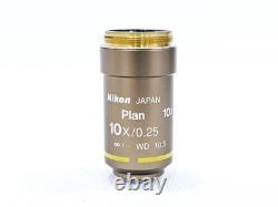 Nikon Plan 10x/0.25 Objective? /- WD 10.5