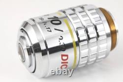 Nikon Plan 10x 0.30 DIC Microscope Objective Lens Excellent Optics Tested 026