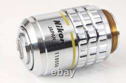 Nikon Plan 10x 0.30 DIC Microscope Objective Lens Excellent Optics Tested 026