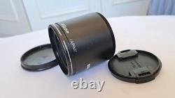 Nikon Plan 1x stereomicroscope objective with both front and rear caps Nikon Plan 1x stereomicroscope objective with both front and rear caps