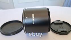 Nikon Plan 1x stereomicroscope objective with both front and rear caps