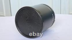 Nikon Plan 1x stereomicroscope objective with both front and rear caps