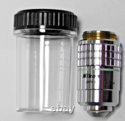 Nikon Plan 40 / 0.70 160/0.17 40x Microscope Objective Good condition From Japan