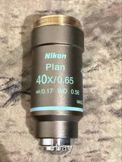 Nikon Plan 40X / 0.65 Microscope Objective