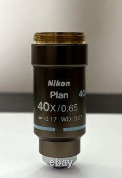 Nikon Plan 40x /0.65 microscope objective