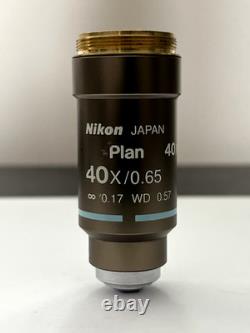 Nikon Plan 40x /0.65 microscope objective