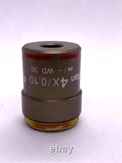 Nikon Plan 4x/0.10 Microscope Objective 30 mm working distance
