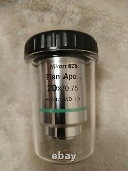 Nikon Plan APO 20X/0.75 DIC N2 Microscope Objective 20x 0.75 UK