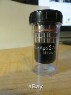 Nikon Plan APO 2x /. 1 160mm CFN Microscope Objective Planapo RMS