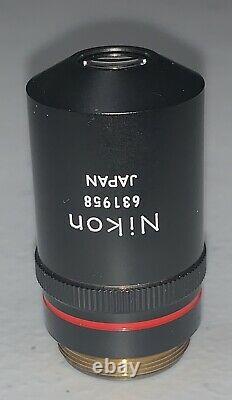 Nikon Plan APO 4, 0.16, 160 / -, 4 X Apochromatic Microscope Objective