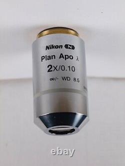 Nikon Plan APO LAMBDA 2x /. 10 Infinity CFI Eclipse Microscope Objective