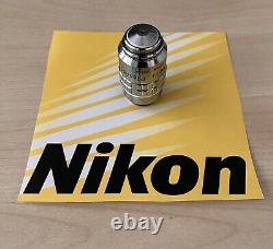 Nikon Plan Apo 100X/1.40 oil 160/0.17 microscope objective