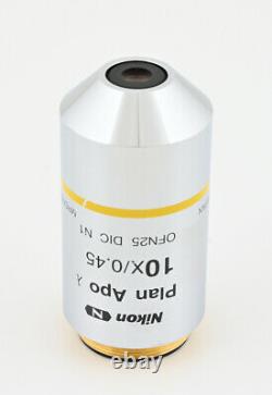Nikon Plan Apo 10x/0.45 Eclipse series Microscope Objective