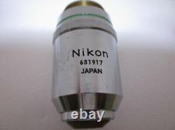 Nikon Plan Apo 20X 0.65 160/0.17 Microscope objective lens Apochromatic RMS