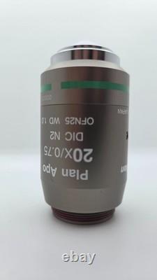 Nikon Plan Apo 20x 0.75 0.17 Wd 1.0 Microscope Objective