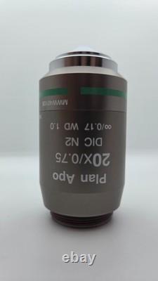 Nikon Plan Apo 20x 0.75 0.17 Wd 1.0 Microscope Objective