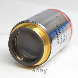 Nikon Plan Apo 4 0.2 Dic H Wd 15.7 Microscope Objective Lenscleaned Maintain