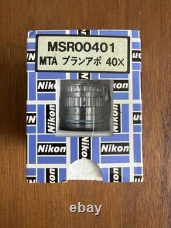 Nikon Plan Apo 40x/0.95 160/0.11-0.23 Microscope Objective Lens Japan Boxed