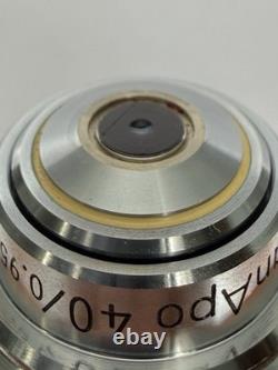 Nikon Plan Apo 40x/0.95 Microscope Objective 160/0.11-0.23 Correction Collar
