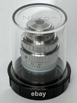 Nikon Plan Apo 40x/0.95 Microscope Objective 160/0.11-0.23 Correction Collar Nikon Plan Apo 40x/0.95 Microscope Objective 160/0.11-0.23 Correction Collar