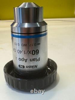 Nikon Plan Apo? 60x/1.40 Oil Microscope Objective MRD01605