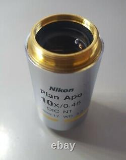 Nikon Plan Apo DIC N1 10x/0.45 Microscope Objective