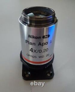 Nikon Plan Apo Lambda 4x/0.20 Microscope Objective