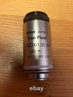 Nikon Plan Fluor 100x/1.30 Oil DIC H/n2 Cfi Eclipse Microscope Objective