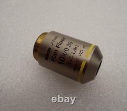 Nikon Plan Fluor 10X/0.30 Microscope Objective Lens