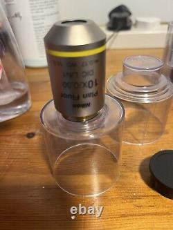 Nikon Plan Fluor 10x / 0.30? /0.17 WD 16 DIC L Eclipse Microscope Objective