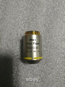 Nikon Plan Fluor 10x/0.30 OFN25 DIC L/N1 MRH00101 Microscope Objective Lens