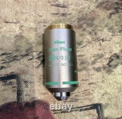 Nikon Plan Fluor 20X / 0.50 Microscope Objective
