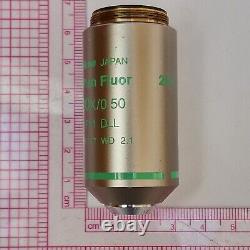 Nikon Plan Fluor 20x/0.50 Ph1 DLL WD 2.1 Infinity/0.17 Microscope Objective Lens